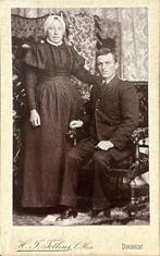 Carte de visite, kabinetfoto HJ Tollens Dodrecht, Ophalen of Verzenden, Voor 1940, Gebruikt, Overige onderwerpen