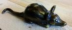MUIS / bronzen beeld, Dierenbeeld, Nieuw, Info@huisentuindecoratiemarie.nl, Huis en tuin decoratie marie