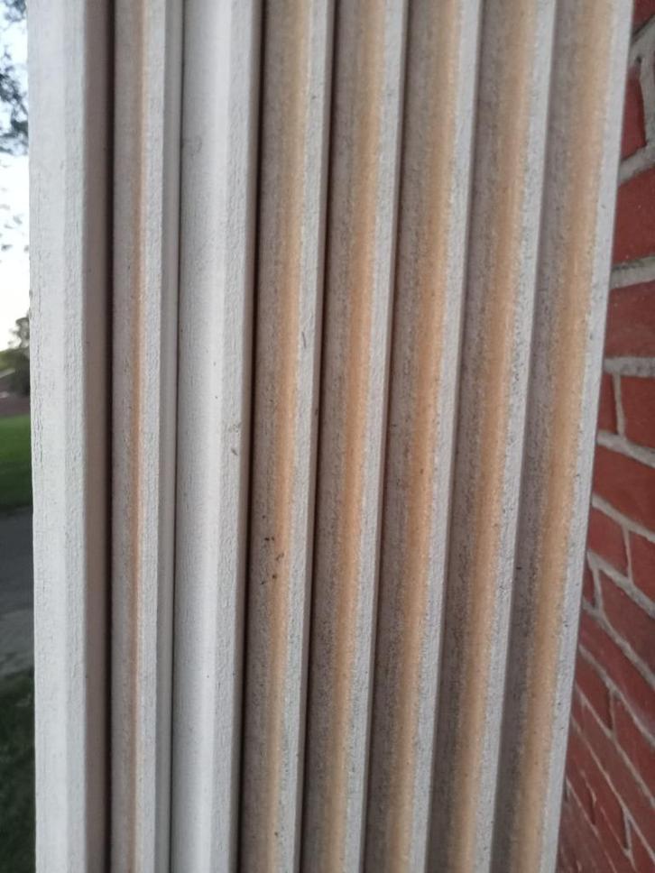 plinten, Doe-het-zelf en Verbouw, Plinten en Afwerking, Gebruikt, Plinten, Mdf, 200 tot 250 cm, Ophalen