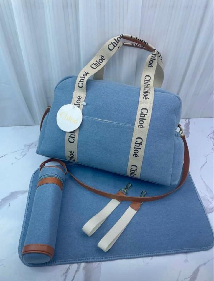 Blue chloe luiertasset NIEUW!!, Kinderen en Baby's, Luiertassen, Nieuw, Ophalen