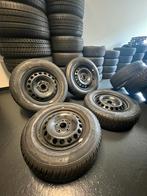 Set 4 Stalen Velgen 15 Inch Continental Winterbanden – 5x112, Ophalen, 15 inch, ----, ----