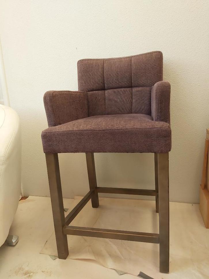 Luxe Barstoel Barkruk met armleuning Eleonora 4x prima staat, Huis en Inrichting, Barkrukken, Gebruikt, 90 cm of meer, 4 krukken