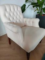 2 Klassieke fauteuils, Huis en Inrichting, Fauteuils, Ophalen, Gebruikt, Minder dan 75 cm, Stof