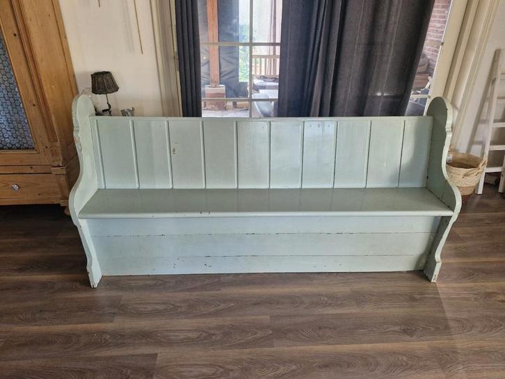 Originele Vintage oude kerkbank!, Antiek en Kunst, Antiek | Meubels | Stoelen en Banken, Ophalen