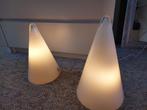 vintage glazen lampen sce design, Huis en Inrichting, Lampen | Tafellampen, Ophalen of Verzenden, Glas, Minder dan 50 cm, Gebruikt