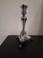 mooie verzilverde kandelaar jaren 60, Ophalen of Verzenden, Zilver