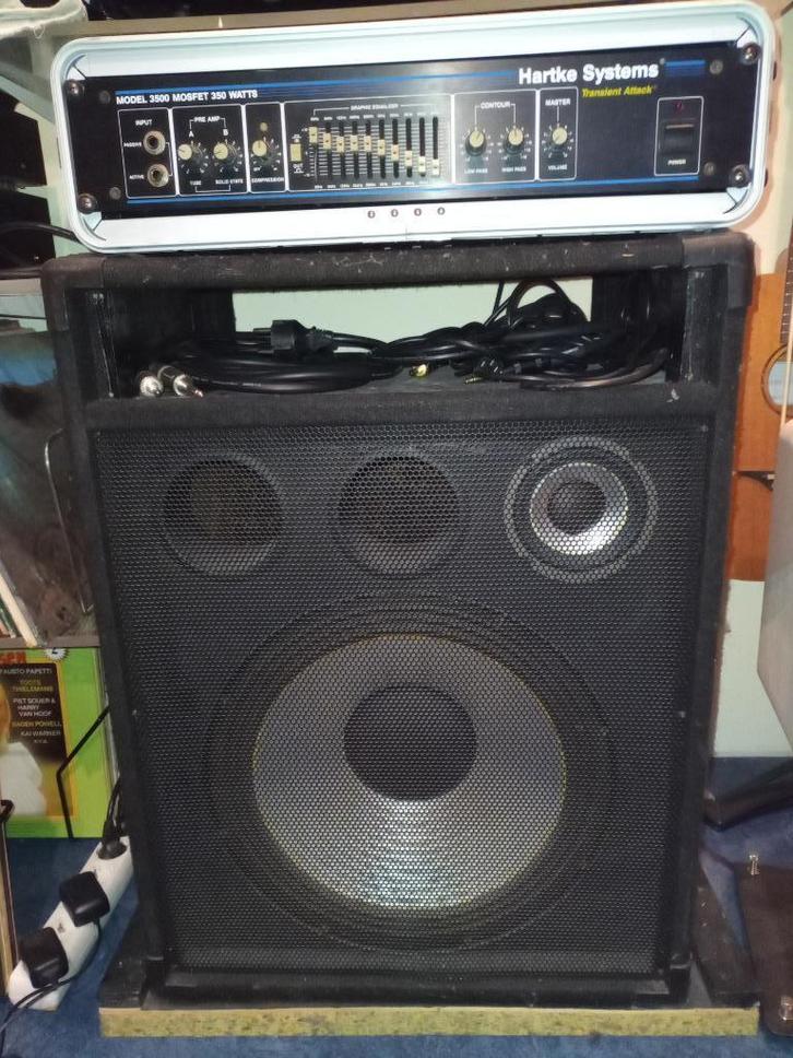 Hartke 350 Basversterker, Muziek en Instrumenten, Versterkers | Bas en Gitaar, Gebruikt, Basgitaar, 100 watt of meer, Ophalen