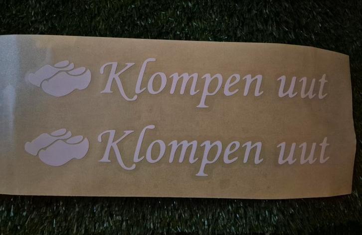 Klompen Uut Sticker - Tredeplank - Waterdicht & UV-Bestendig, Verzamelen, Merken en Reclamevoorwerpen, Nieuw, Reclamebord, Ophalen of Verzenden