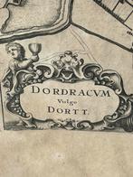 17e eeuwse kaart Dordrecht door Blaeu, Antiek en Kunst, Ophalen