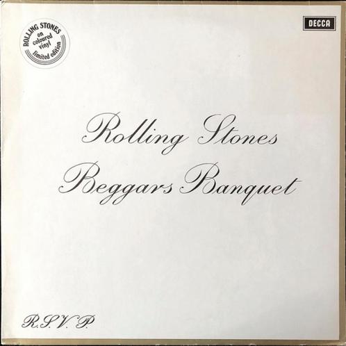 MINT WIT VINYL LP the Rolling Stones Beggars Banquet nederl, Cd's en Dvd's, Vinyl | Rock, Nieuw in verpakking, Poprock, 12 inch