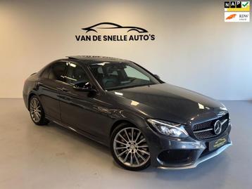 Mercedes-Benz C-klasse 450 AMG 4MATIC PANO/BURMESTER/INTELLE beschikbaar voor biedingen