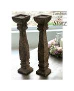 Statement kandelaars 68 cm – sober & tijdloos (set van 2), Overige materialen, 50 tot 75 cm, Ophalen of Verzenden, Zo goed als nieuw