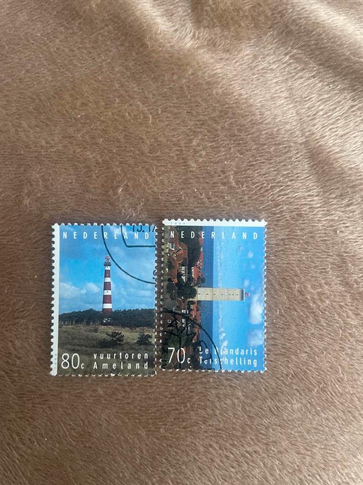Nederlandse Postzegels - Vuurtorens Ameland & Terschelling, Postzegels en Munten, Postzegels | Nederland, Postfris, Na 1940, Ophalen of Verzenden