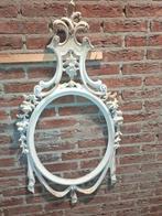 19e eeuwse Lindenhouten lijst uit de tijd van de kuifkasten, Antiek en Kunst, Ophalen of Verzenden, Rechthoekig