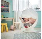 IKEA PS LÖMSK Draaifauteuil - Wit/Rood, Ophalen, Gebruikt, Overige typen