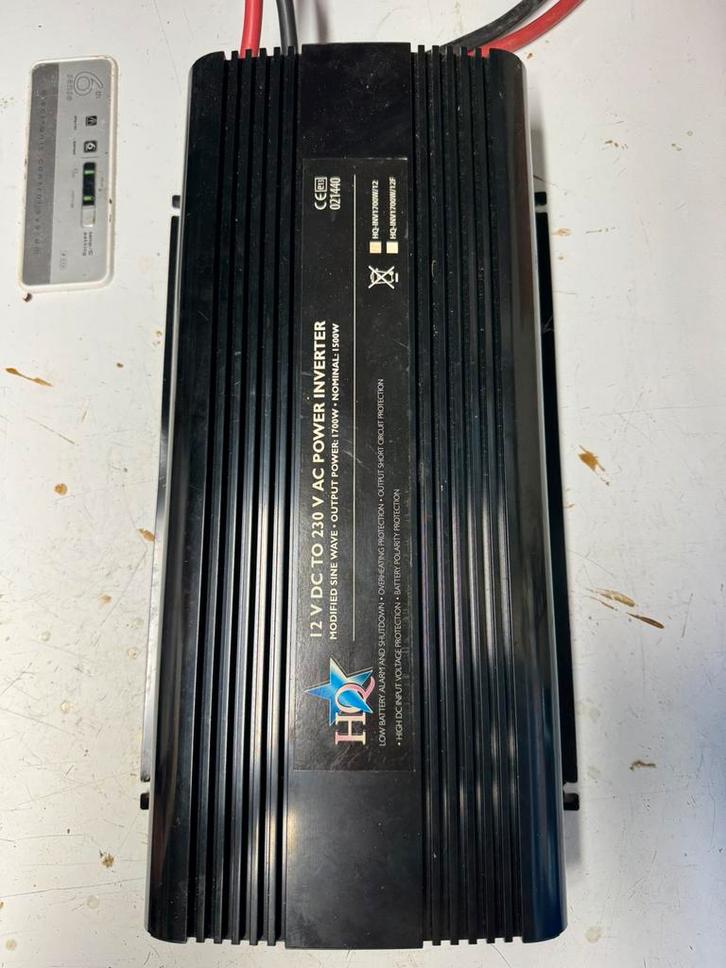 HQ Power 1500W / 3000W Mod Sine Wave Omvormer 12V naar 230V, Auto-onderdelen, Elektronica en Kabels, Gebruikt, Ophalen of Verzenden