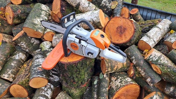Stihl MS 201 C-M Kettingzaag met garantie, Tuin en Terras, Hand-tuingereedschap, Zo goed als nieuw, Ophalen of Verzenden