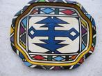 Ndebele afbeelding  19,5 x 16 cm. Afrikaanse Kunst, Antiek en Kunst, Ophalen of Verzenden