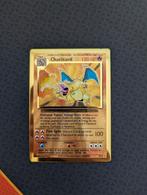 Charizard Gold Metal #4 Pokemon Celebrations, Ophalen of Verzenden, Zo goed als nieuw, Losse kaart, Foil