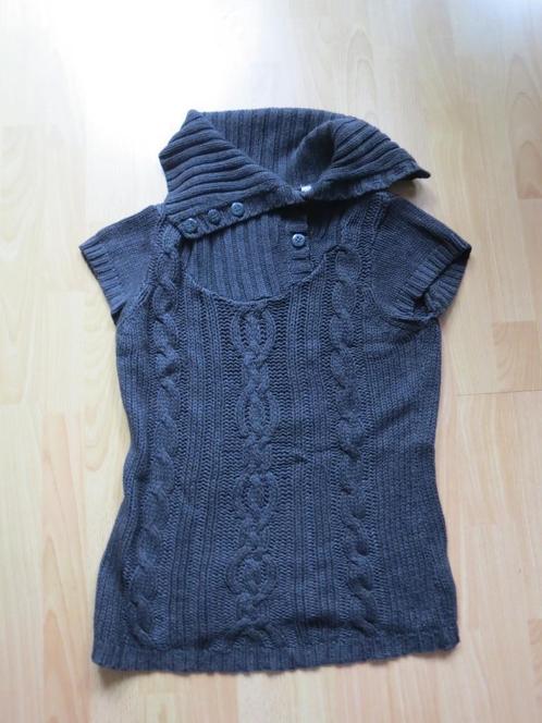 Mooie gebreide, mouwloze trui van Esprit, maat M, Kleding | Dames, Truien en Vesten, Zo goed als nieuw, Maat 38/40 (M), Grijs