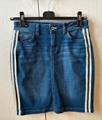 Leuke spijkerrok met witte streep Esprit EDC maat 34, Blauw, Ophalen of Verzenden, Zo goed als nieuw, Maat 34 (XS) of kleiner