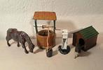 5 oude loden boerderijfiguren Brittains Engeland, Ophalen of Verzenden