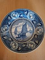 Delfts blauw Boch antiek wandbord 23,5cm + ophangsysteem, Antiek en Kunst, Antiek | Wandborden en Tegels, Ophalen of Verzenden