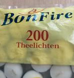 Waxinelichtjes bonfire 200 stuks, Huis en Inrichting, Woonaccessoires | Kandelaars en Kaarsen, Overige materialen, Verzenden, Nieuw