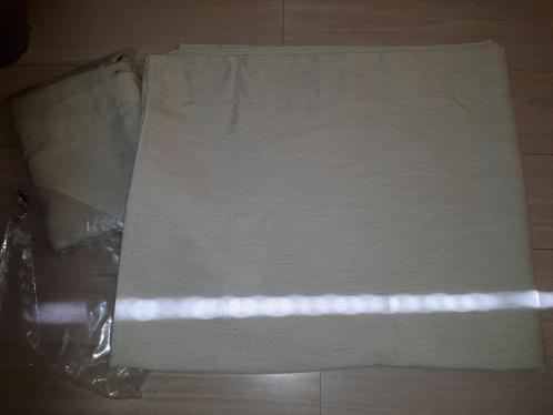 Ikea Vilborg verduisterende beige gordijnen 2 st van 145x255, Huis en Inrichting, Stoffering | Gordijnen en Lamellen, Zo goed als nieuw