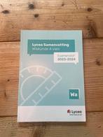 Lyceo Samenvatting Wiskunde A vwo 2024, Ophalen of Verzenden, Zo goed als nieuw, VWO