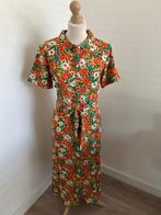 King Louie maat 44 oranje bloemen blouse jurk 2112, Maat 42/44 (L), Oranje, Ophalen of Verzenden, Zo goed als nieuw
