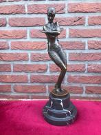 bronzen beeld, danseres in fraaie pose, Ophalen of Verzenden