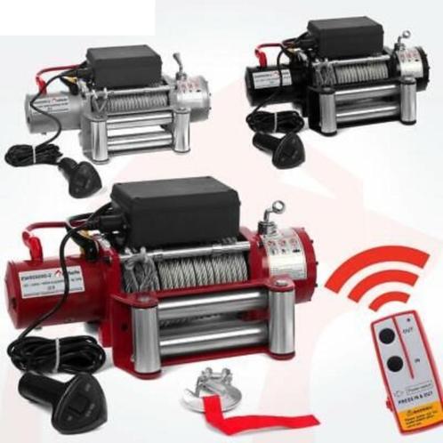 Elektrische Lier 12v 5909 kg met afstandsbediening NIEUW, Auto diversen, Overige Auto diversen, Ophalen of Verzenden
