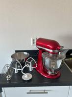 Kitchenaid Artisan (Appelrood) met Accessoires, Ophalen, 4 liter of meer, 3 snelheden of meer, Zo goed als nieuw