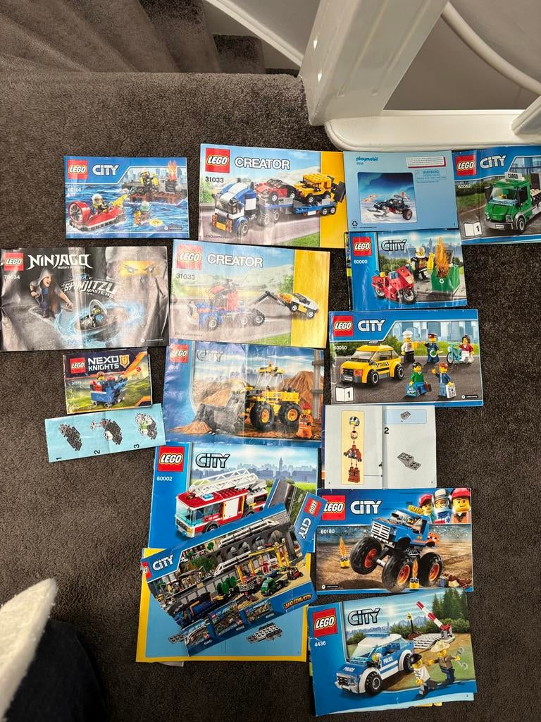 Grote Lego verzameling met dozen en boekjes, Ophalen of Verzenden, Gebruikt, Losse stenen, Lego