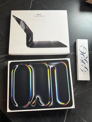 Apple iPad Pro M4 13” + Magic Keyboard + Apple Pencil Pro beschikbaar voor biedingen