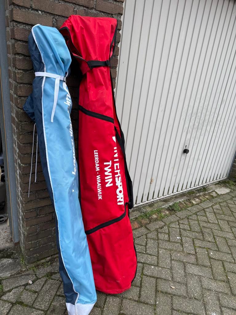 Gebruikte Ski's Rossignol & Atomic met Stokken, 160 tot 180 cm, Gebruikt, Rossignol, Ophalen of Verzenden