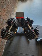 Bowflex 1090i dumbbells amper gebruikt inc standaard., Ophalen, Zo goed als nieuw