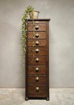 Brocante houden ladekast dossierkast vintage apothekerskast, Ophalen of Verzenden