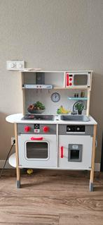 Houten Speelkeuken Lidl met Accessoires, Kinderen en Baby's, Speelgoed | Speelkeukens, Ophalen, Gebruikt, Hout, Speelkeuken