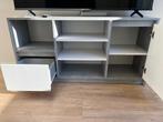 Dressoir Wit/Beton Look, Overige materialen, Minder dan 100 cm, 25 tot 50 cm, 100 tot 150 cm