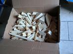 Doos mooi aanmaak hout zie foto`s kurkdroog en schoon, Tuin en Terras, Minder dan 3 m³, Ophalen, Overige houtsoorten, Blokken