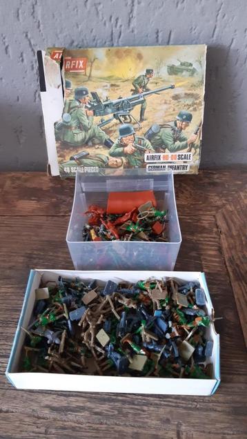 178 German Infantery - Airfix HO-OO scale incl. U.S. / Brits beschikbaar voor biedingen