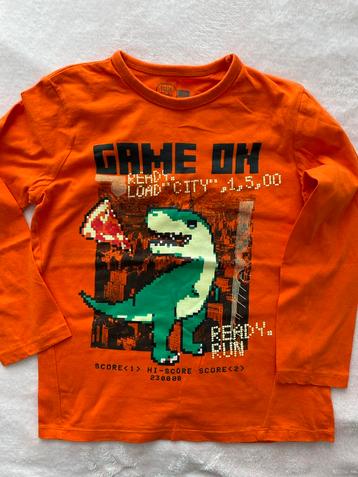 Dino Longsleeve van Little Kids Maat 128 Als nieuw beschikbaar voor biedingen