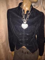 Prachtig Steps fluwelen jasje / colbert - Maat 40, Kleding | Dames, Maat 38/40 (M), Zwart, Ophalen of Verzenden, Zo goed als nieuw