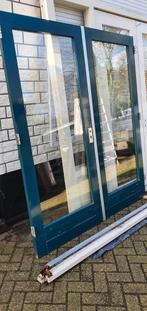 Tuindeuren openslaande deuren, Doe-het-zelf en Verbouw, Kozijnen en Schuifpuien, Ophalen of Verzenden, Hout, Deurkozijn, 150 tot 225 cm