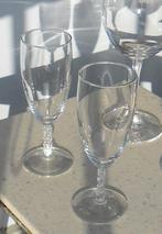 champagne glas / glazen flutes, kristalglas, gedraaid voetje, Ophalen of Verzenden, Zo goed als nieuw, Overige typen