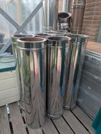 RVS Kachelpijpen Dubbelwandig Rookpijp 250-200 mm Rookkanaal, Ophalen of Verzenden, Zo goed als nieuw, Rvs, Minder dan 2 meter