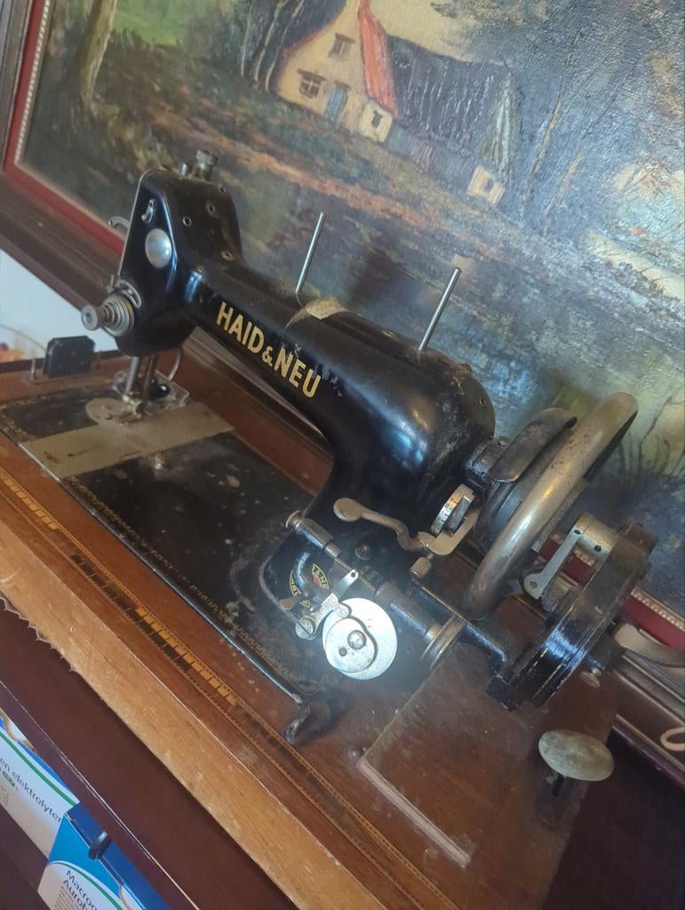 Antieke Haid & Neu Naaimachine, Antiek en Kunst, Antiek | Naaimachines, Ophalen of Verzenden