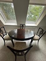 Dining table & chairs, Huis en Inrichting, Tafels | Eettafels, Gebruikt, 100 tot 150 cm, Kersenhout, Vier personen